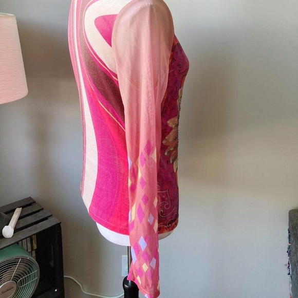 Sunflower mesh long sleeve - Picture 3 of 4